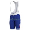 Fietskleding (Fietsshirt + Korte Koersbroek) 2022 BikeExchange Jayco - Wit Blauw